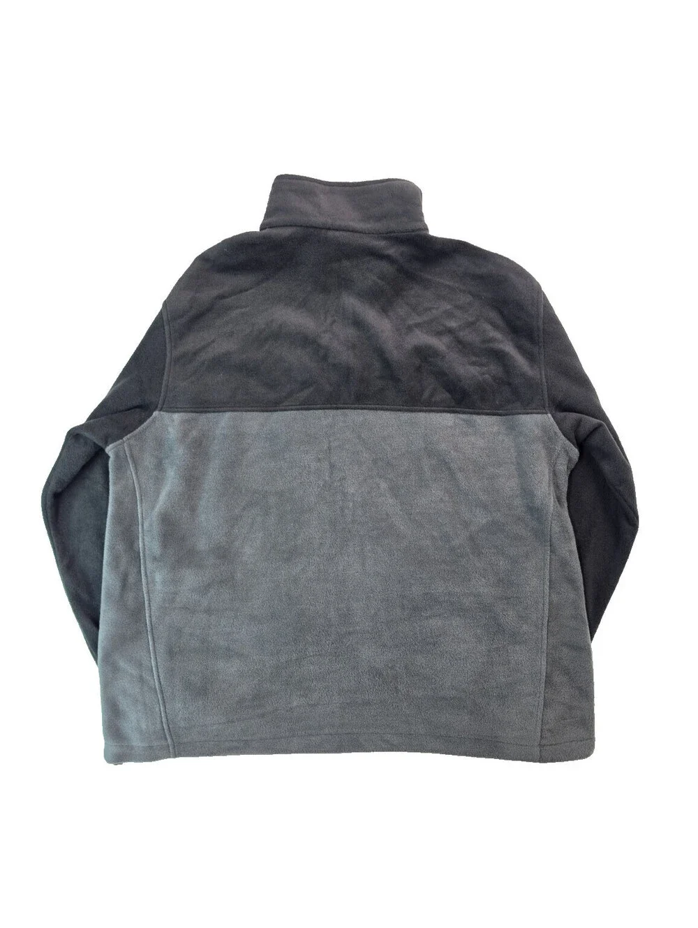 Columbia Steens Mountain 2.0 Black Gray Fleece Full Zip Jacket Mens XXL 2XL NEW